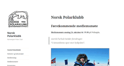 Desktop Screenshot of polarklubben.org